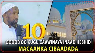 10 Qodob Oo Kugu Caawinaya Inaad Heshid Macaanka Cibaadada  || Sh Maxamed Haybe