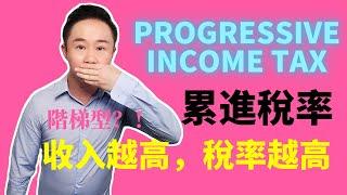 收入越高，稅率越高，公平嗎？（美國稅法小故事分享）累進制所得稅/階梯稅率/遞增稅率Progressive Income Tax Rate