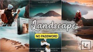 NO PASSWORD | LANDSCAPE PRESETS - LIGHTROOM MOBILE PRESETS - LANDSCAPE PHOTO - LIGHTROOM TUTORIAL