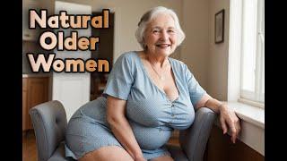 Stunning Older Woman OVER 70 | Role Of Plus-Size Models In Fashion