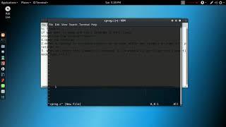 how to run and make c program in kali linux