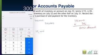 Practice Problem AP-01: Accounting for Accounts Payable