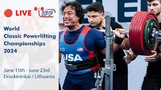 Men, 105 kg B-Group - World Classic Powerlifting Championships 2024