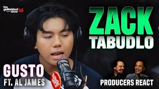 PRODUCERS REACT - Zack Tabudlo Al James Gusto at Wish 107.5 Bus Reaction