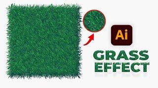 How to make GRASS Texture Effect in Adobe illustrator | Tips And Tricks