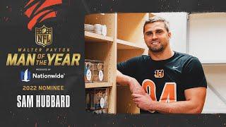 Sam Hubbard is Nominated for the Walter Payton NFL Man of the Year Award