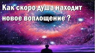 Как скоро душа находит новое воплощение ?