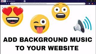 How to Add Audio To A HTML Website