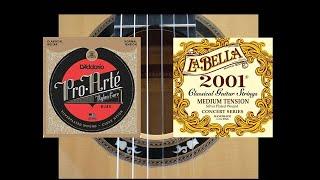 D'Addario EJ45 vs La Bella 2001