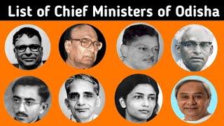 Chief Ministers of Odisha State || Odisha Chief Ministers Full List
