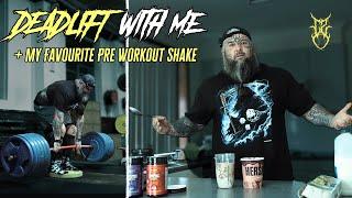 DEADLIFT WITH ME + MY FAVOURITE PRE WORKOUT SHAKE | W4D5 GODKILLER PROGRAM