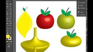 Design 3D Fruit in Adobe Illustrator CS6 Speak Khmer