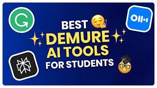 Best Free AI Tools for Students!