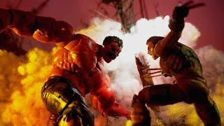 HULK VS WOLVERINE | EPIC STOP MOTION BATTLE - THE SECRET WAR - EP. 11 #wolverine #hulk