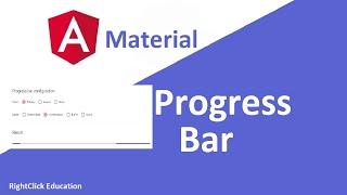 Angular Material Progress Bar | Angular Material Tutorial 22