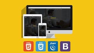 [#1] Build Creative Website Using HTML5, CSS3, jQuery & Bootstrap