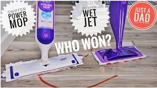 Swiffer WetJet vs Swiffer PowerMop  COMPARISON  *Who's the Winner*