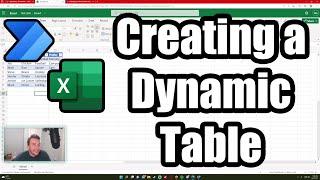 How to Create a Dynamic Table on Excel Data Using Power Automate | 2022 Tutorial