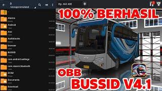 BERHASIL!! TUTORIAL CARA PASANG OBB DI BUSSID V4.1 TERBARU 2024 || BUS SIMULATOR INDONESIA