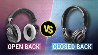 Open-Back vs. Closed-Back Studio Headphones – What's The Difference?