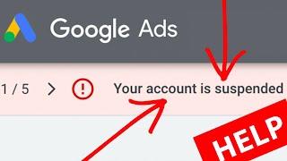 Google Ads Account Suspended |  Step By Step Instructions On How To FIX IT & FREE Appeal letter