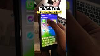 TikTok Trick To Hide Liked Videos #shorts