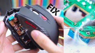 Fix A Broken Mouse Clicker (Double Clicking Button Repair)