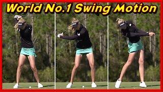 World No.1 "Nelly Korda" Powerful Swing & Slow Motions