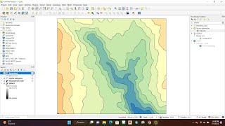 How to Reclassify & Convert Raster DEM to Shapefile or Polygon & Smooth Contour Lines Using QGIS