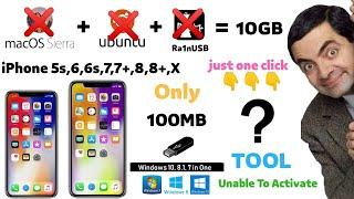 Unlock iPhone 6 Bypass iCloud Apple ID | Unlock iPhone 5s 6 6s 7 7+ 8 8+ X With windows Bootable USB