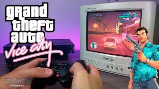 GTA Vice City - Playstation 2 Gameplay - CRT