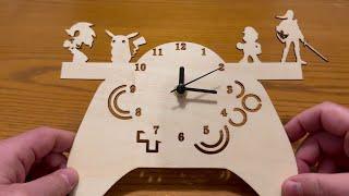 Designing and Laser Cutting a Custom Clock with Adobe Illustrator and Lightburn