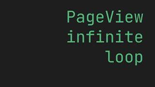 FLUTTER PageView infinite loop | Continuous scrolling