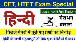 HSSC Group D Hindi Marathon Class | Hindi Previous Year Paper | Haryana CET EXAM HINDI