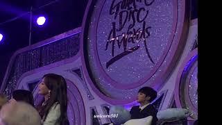 180110 Kang SeungYoon,JIHYO ,reaction to BtoB  @GDA2018