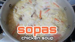 SOPAS chicken macaroni soup #Nene quids vlog