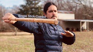 Single Stick Combo Drill | Kali Stick Fighting Techniques