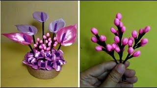 Flower satin ribbon #part 2 | DIY
