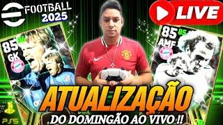 🟠 ATUALIZAÇÃO DO DOMINGÃO AO VIVO | JOGANDO EVENTOS E A LIGA EFOOTBALL |EFOOTBALL 2025 | PS5.