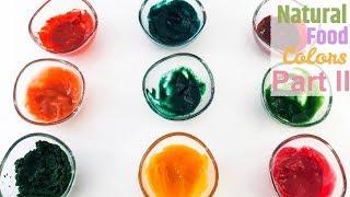 Natural Food Colors Part II – Blue, Bonus Green, Orange, Yellow - Tipps & Tricks