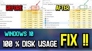 Fix 100% disk usage in windows 10 | High disk usage problem fix | 2021 |