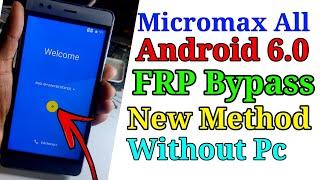 Micromax All Android 6.0 Frp Bypass Without Pc.2021.Tricks And Tips