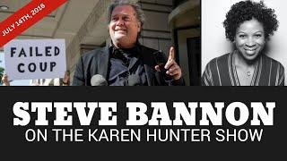MUST LISTEN! Karen Hunter Confronts Steve Bannon