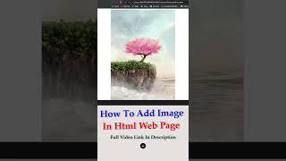 How to add image in html web page || #Shorts  Coding With Classmate