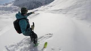 Les Arcs Aiguille Grive Freeride to Peisey-Nancroix