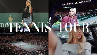 tennis tour vlog: paris rolex masters