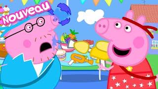 Les histoires de Peppa Pig | Fête pluvieuse dans le jardin  | Épisodes de Peppa Pig |