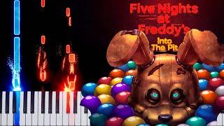 Voices From The Pit (Five Nights At Freddy's - Into the Pit - Credits song) Piano Tutorial