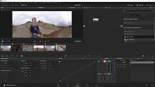 Working with 360 Video with the Boris FX VR Unit inside Davinci Resolve