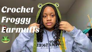 How To Crochet Froggy Earmuffs| DIY Crochet Froggy Earmuffs